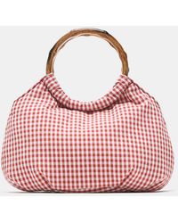 Pull&Bear - – handtasche mit vichy-karo - Lyst