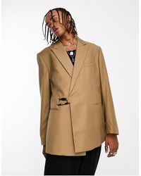 Sixth June - Oversized Belted Suit Jacket - Lyst