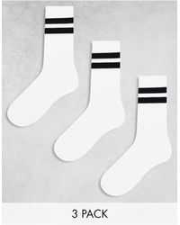 Weekday - 3 Pack Sport Socks - Lyst