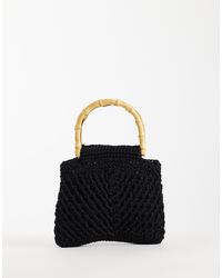 Mango - Gebreide Handtas - Lyst