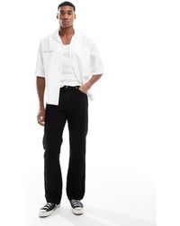 Wrangler - Vaqueros Negros De Corte Recto Y Estilo Wéstern 13Mwz Original De - Lyst