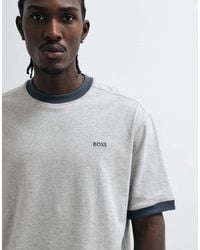 BOSS - Relaxed Fit Chest Logo T-Shirt - Lyst