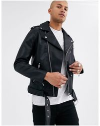 Men's Bershka Leather jackets from £50 | Lyst UK