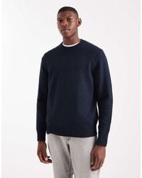 Only & Sons - Relaxed Crew Neck Knit Jumper - Lyst