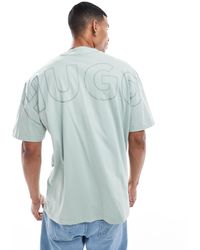 HUGO - – nouveres – t-shirt mit lockerer passform - Lyst