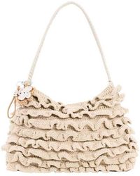 Desigual - Large Crochet Flower Bag - Lyst