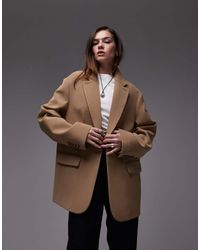 TOPSHOP - Oversized Slouchy Blazer - Lyst