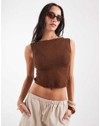 Motel - Letoda Knit Top - Lyst