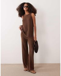 ASOS - Knitted Tape Trouser Co-Ord - Lyst