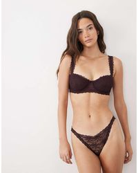 ASOS - Fuller Bust Lucinda Lace Underwired Balcony Bra - Lyst
