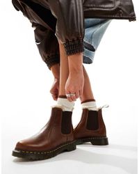 Dr. Martens - 2976 Leonore Fur Lined Chelsea Boots - Lyst