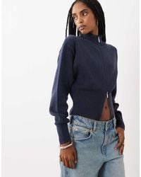 Cotton On - Lotus Cinched Zip Knit - Lyst