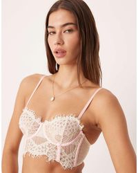 Free People - Sweet Love Balconette Bra - Lyst