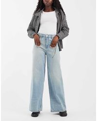 ASOS - baggy Wide Leg Jeans - Lyst