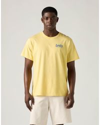 Levi's - Ruimvallend T-Shirt Van Katoen - Lyst