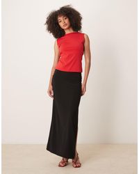 Abercrombie & Fitch - Bare Cowl Back Longline Top - Lyst