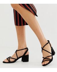 new look low block heels
