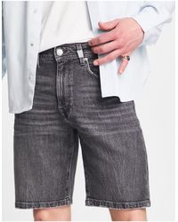 SELECTED - – schmal geschnittene jeans-shorts aus baumwolle - Lyst