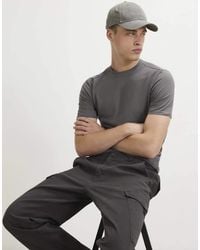 River Island - Muscle Fit Cotton Blend Stretch T-Shirt - Lyst