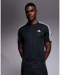 adidas Originals - Adidas Training Essential 3 Stripe T-shirt - Lyst