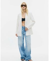 Stradivarius - – taillierter rustikaler blazer - Lyst