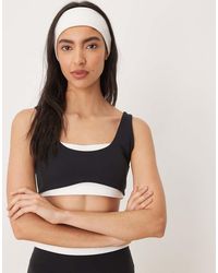 Abercrombie & Fitch - Ypb V-neck Sports Bra Co-ord - Lyst