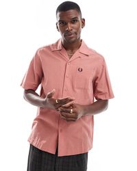 Fred Perry - Camicia Leggera Con Rever - Lyst
