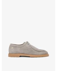 Tommy Hilfiger - Th Monogram Suede Moc Toe Loafers - Lyst
