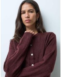 ONLY - Long Sleeve O-neck Knit Cardigan - Lyst