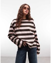 Monki - Aster Boxy Long Sleeve Top - Lyst