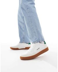 Jack & Jones - Sneakers Bianche Con Dettagli Verdi E Suola - Lyst