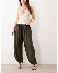 Mango - Cuffed Pants - Lyst
