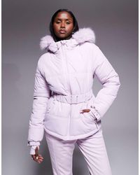 ASOS 4505 Ski & Snow - Asos 4505 Ski Icon Water-repellent Insulated Belted Ski Jacket - Lyst