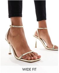 SIMMI - Simmi London Wide Fit Damira Strappy Barely There Sandal - Lyst