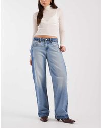 Levi's - Low Loose Deconstructed Jeans - Lyst
