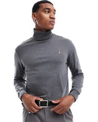 Polo Ralph Lauren - Icon Logo Turtleneck Pima Cotton Long Sleeve T-shirt - Lyst