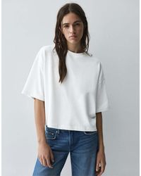 Pull&Bear - Boxy-Fit Short Sleeve T-Shirt - Lyst
