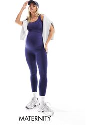 Mama.licious - Mamalicious Maternity Seamless Support Over The Bump legging Co-ord - Lyst