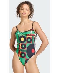 adidas Originals - Jamaica X Bob Marley Originals U-Back Swimsuit - Lyst