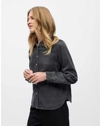 Object - – hemdbluse aus denim - Lyst