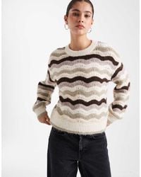 Vero Moda - Volume Sleeve Knit Sweater - Lyst