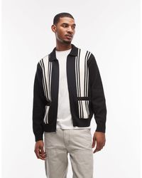 Obey - – matt gestreifter strickpullover - Lyst
