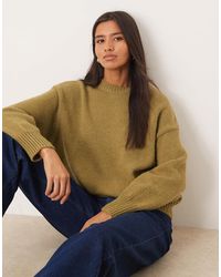 Mango - Pull épais à col ras - Lyst