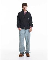 Pull&Bear - Stwd Embroidered baggy Jeans - Lyst