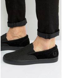 Fred Perry Slip-ons for Men - Up to 50% off at Lyst.com