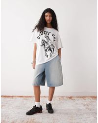 Wrangler - X lainey wilson - giddy up - t-shirt oversize à imprimé western - Lyst