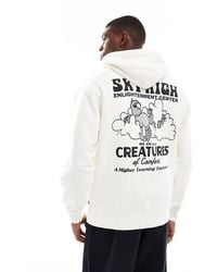 Levi's - Sky High Back Print Relaxed Fit Hoodie - Lyst