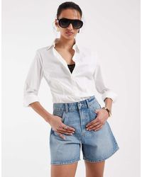 ASOS - Denim Dad Short - Lyst