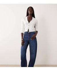 ASOS - Asos Design Tall Slim Barrel Jeans - Lyst