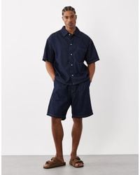 Jack & Jones - Drawstring Denim Shorts - Lyst